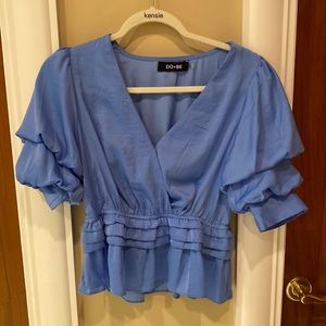 Light blue DO+BE top